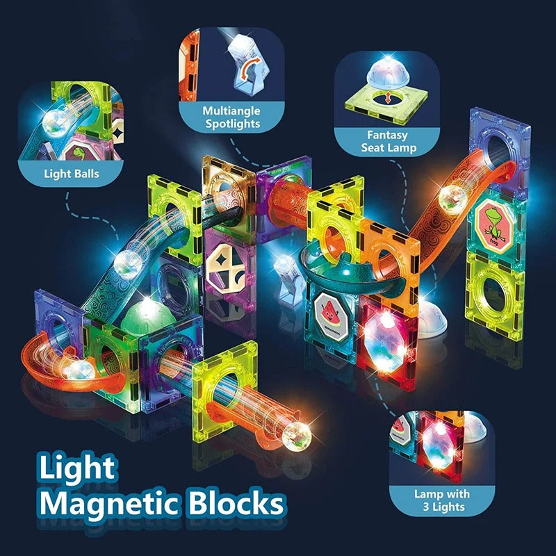 Bloques magnéticos led 75 pz